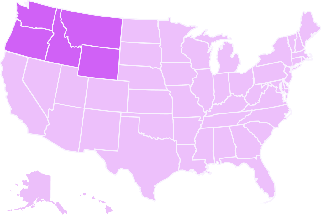 Northwest US Map